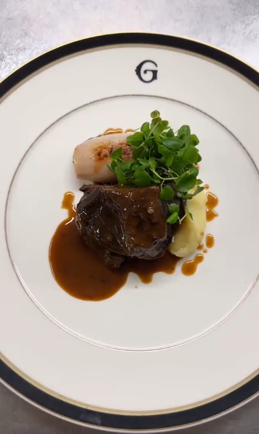 Slow-Cooked Angus Beef Cheeks at Giannino Mayfair